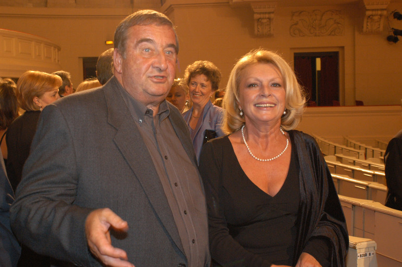 Krzysztof Kowalewski i Ewa Wiśniewska w 2003 roku /Niemiec /AKPA