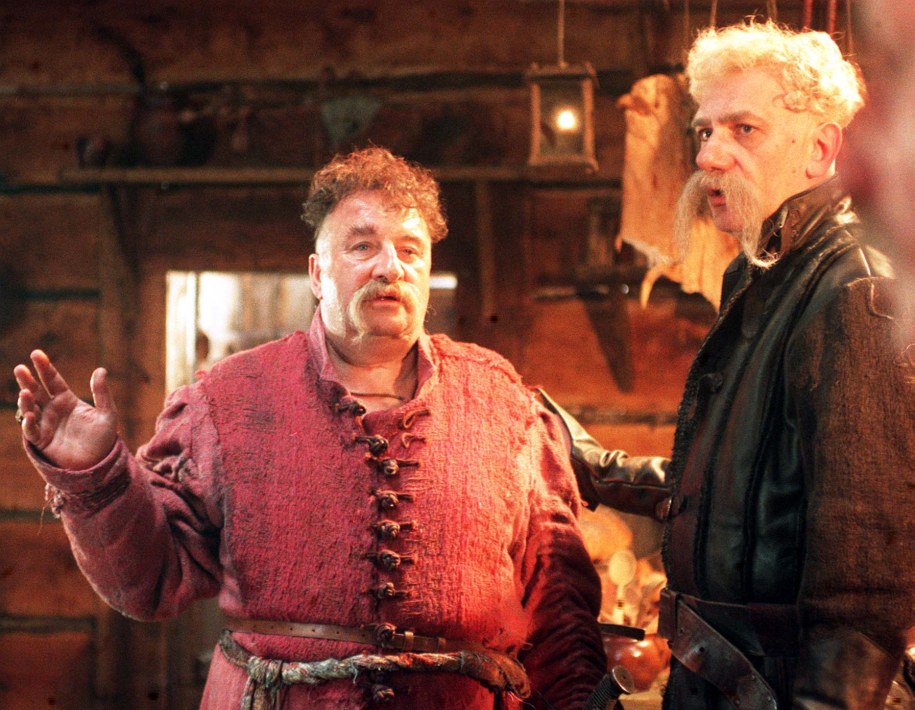 Krzysztof Kowalewski i Wiktor Zborowski na planie "Ogniem i mieczem" /CAF/Radek Pietruszka /PAP