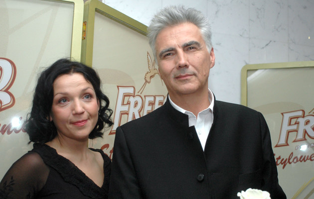 Krzysztof Krauze z żoną Joanną, fot.Marek Ulatowski &nbsp; /MWMedia