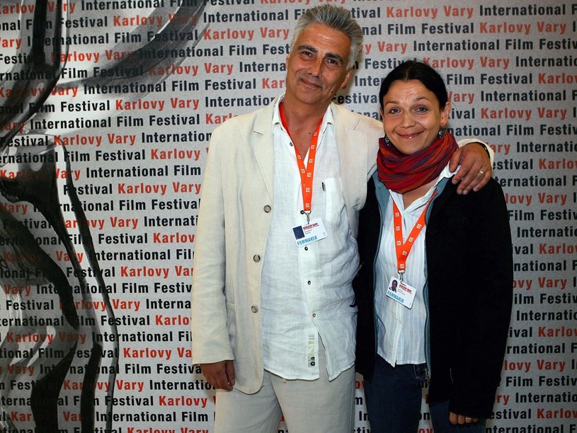Krzysztof Krauze z żoną Joanną Kos-Krauze, współatuorską wszystkich jego filmów od czasu "Długu" /AKPA
