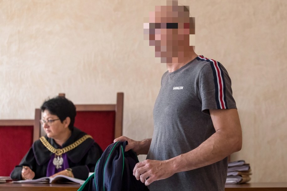 Krzysztof L. w sądzie /Wojtek Jargiło /PAP