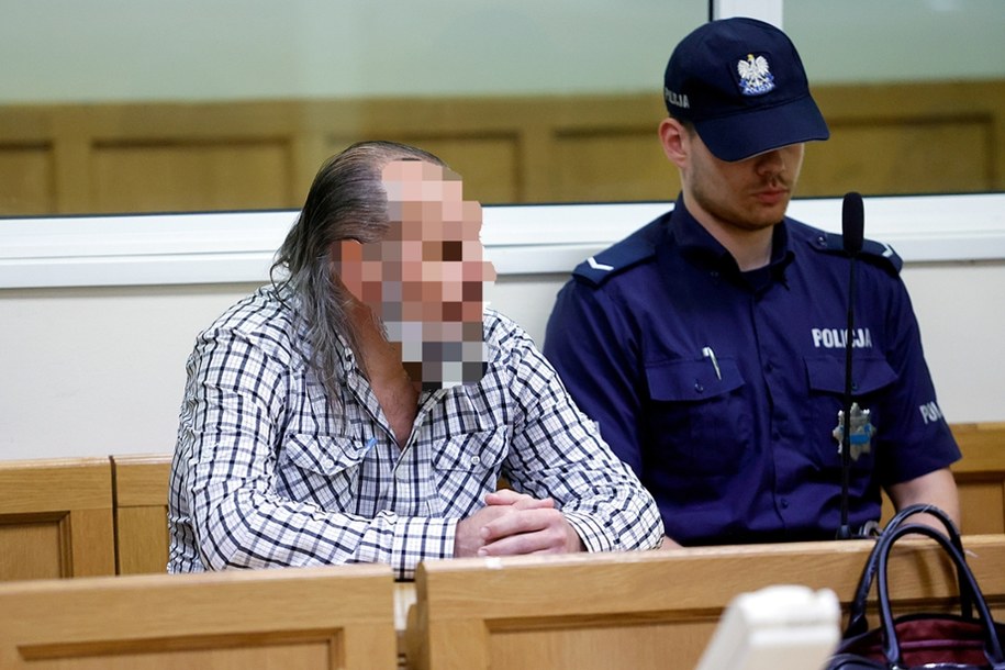 Krzysztof R. podczas ubiegłorocznego ogłaszania wyroku /Waldemar Deska /PAP