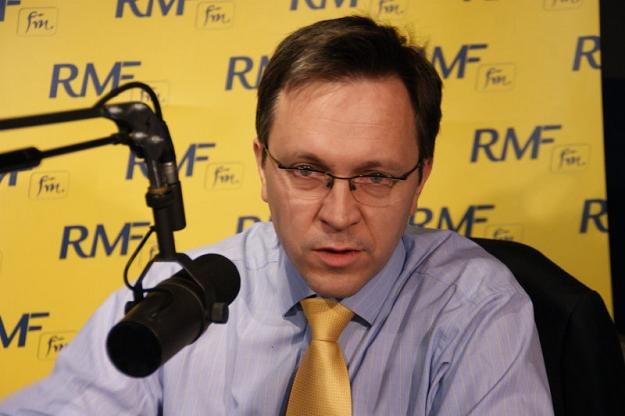 Krzysztof Rybiński, rektor Wyższej Szkoły Ekonomiczno-Informatycznej w Warszawie /RMF