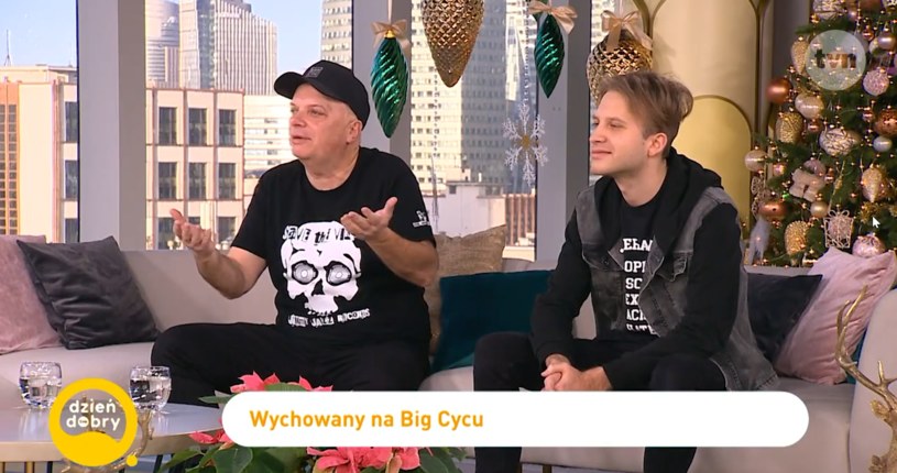 Krzysztof Skiba i Tytus Skiba w "Dzień Dobry TVN" /screen "Dzień dobry TVN" /materiał zewnętrzny