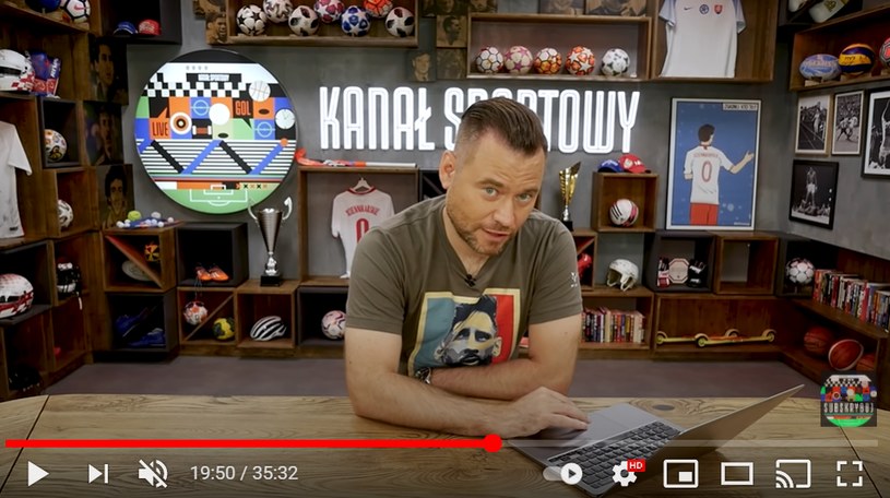 Krzysztof Stanowski jest jednym z twórców "Kanału Sportowego" /YouTube.com /