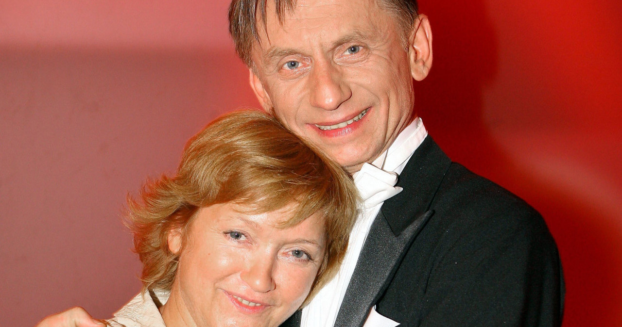Krzysztof Tyniec z żoną, 2007 rok /Piotr Fotek/REPORTER /East News