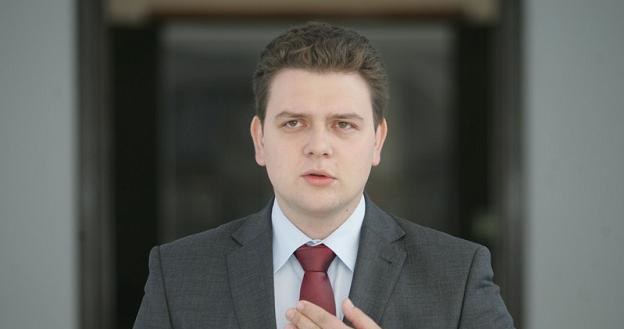 Krzysztof Tyszkiewicz, rzecznik klubu PO. Fot. Piotr Kowalczyk /Agencja SE/East News