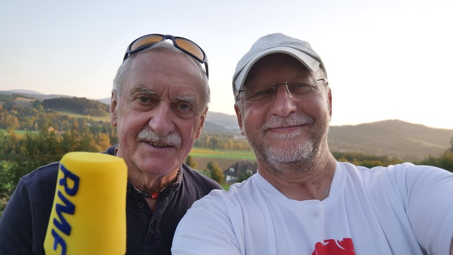 Krzysztof Wielicki i Krzysztof Nepelski z RMF FM /Krzysztof Nepelski /RMF FM