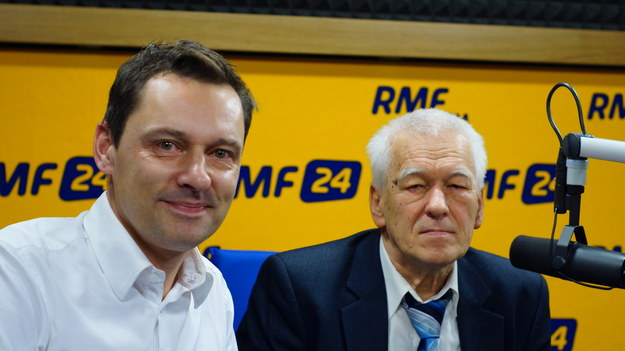 Krzysztof Ziemiec i Kornel Morawiecki /Michał Dukaczewski /RMF FM