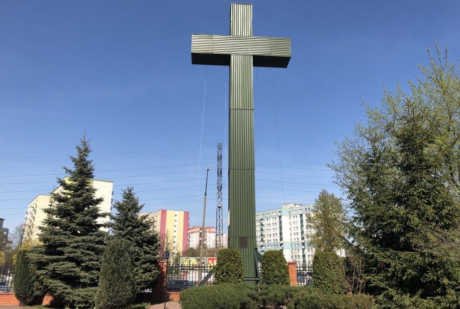 Krzyż papieski w Warszawie /Krzysztof Berenda /RMF FM