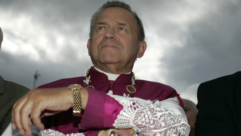 Ks. Henryk Jankowski / 	Adam Warżawa    /PAP