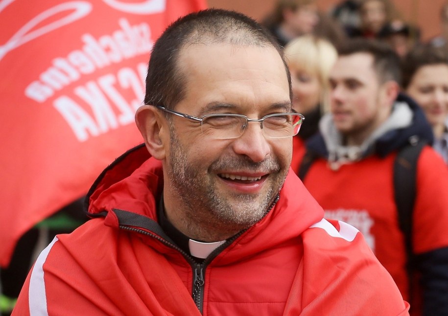 Ks. Jacek Stryczek, 2015 r. /Paweł Supernak /PAP