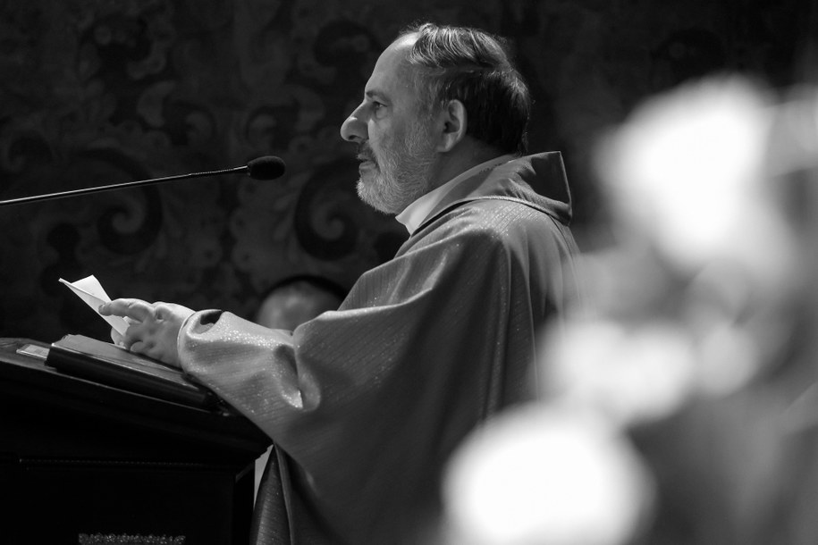 Ks. Tadeusz Isakowicz-Zaleski na mszy świętej w Kaplicy Matki Bożej na Jasnej Górze w Częstochowie (2 lipca 2023 r.) /Waldemar Deska /PAP