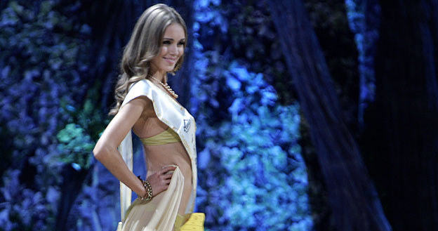 Ksenia Suchinowa, Rosja, Miss World 2008 /AFP