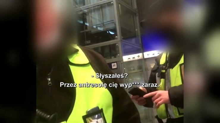 Ksenofobiczny atak na Dworcu Centralnym /kadr z programu Interwencja /