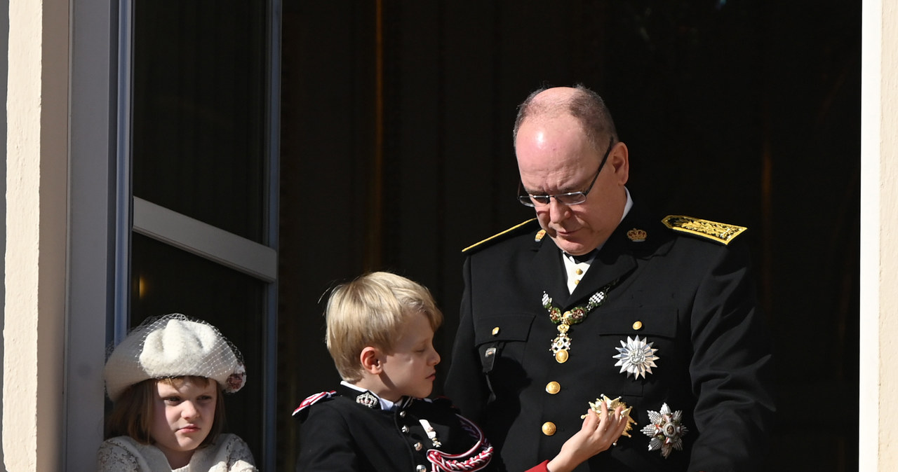 książę Albert z dziećmi /Getty Images