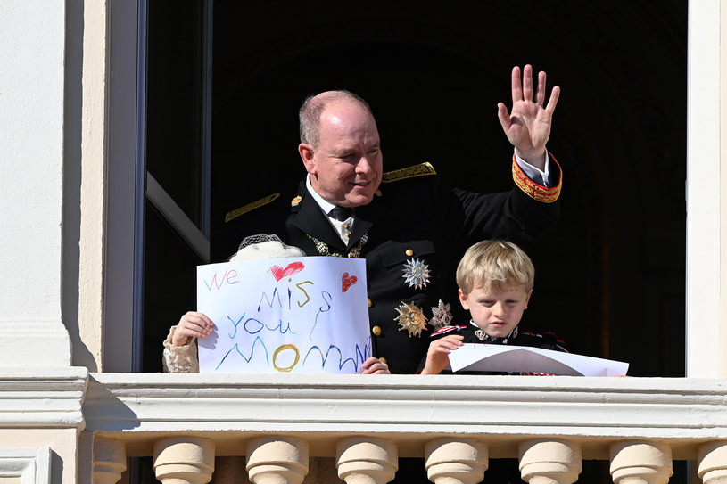 książę Albert z dziećmi /Getty Images