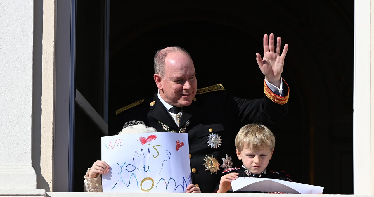 książę Albert z dziećmi /Getty Images