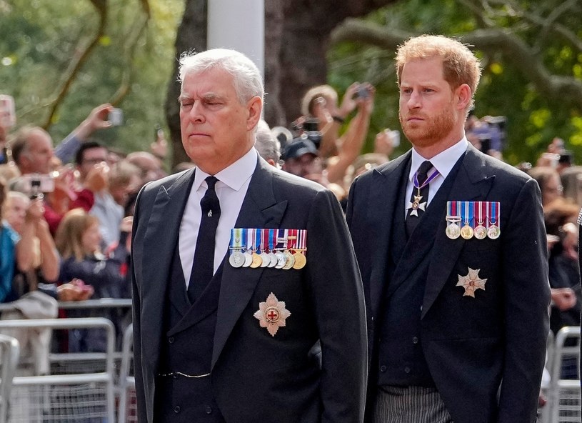 Książę Andrzej i książę Harry /MARTIN MEISSNER / POOL / AFP /AFP