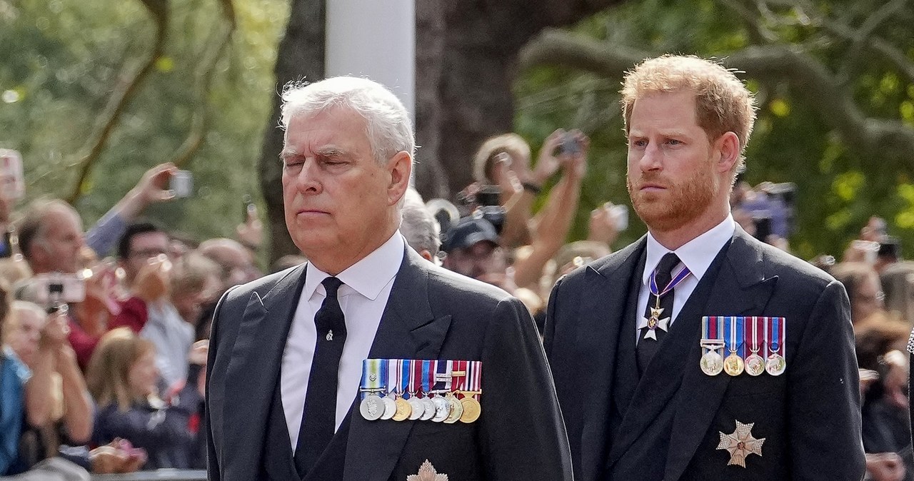 Książę Andrzej i książę Harry /MARTIN MEISSNER / POOL / AFP /AFP