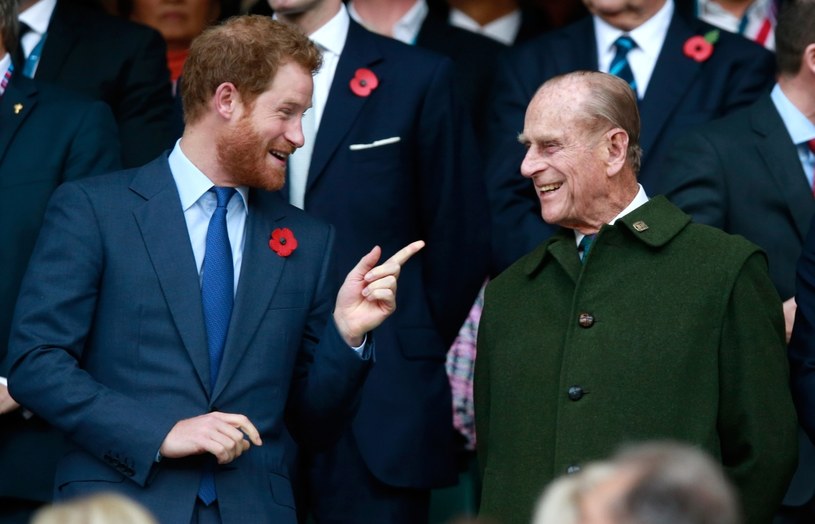 Książę Filip i książę Harry zawsze mieli ze sobą bardzo dobry kontakt /Phil Walter /Getty Images