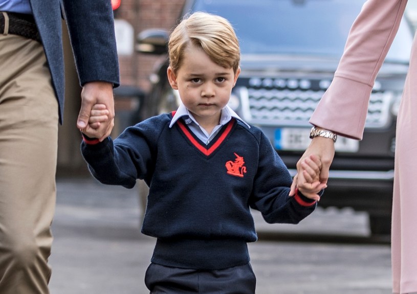 Książę George idzie do szkoły /Getty Images