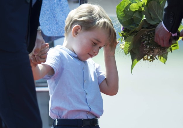 Książę George ma już cztery lata i we wrześniu pójdzie do przedszkola /Steffi Loos/AFP Pool/DPA /PAP