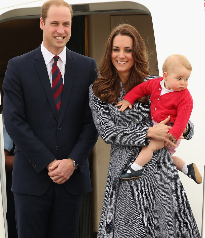 Książę George z rodzicami /Chris Jackson /Getty Images