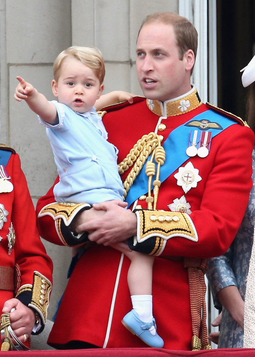 Książę George z tatą /Chris Jackson /Getty Images