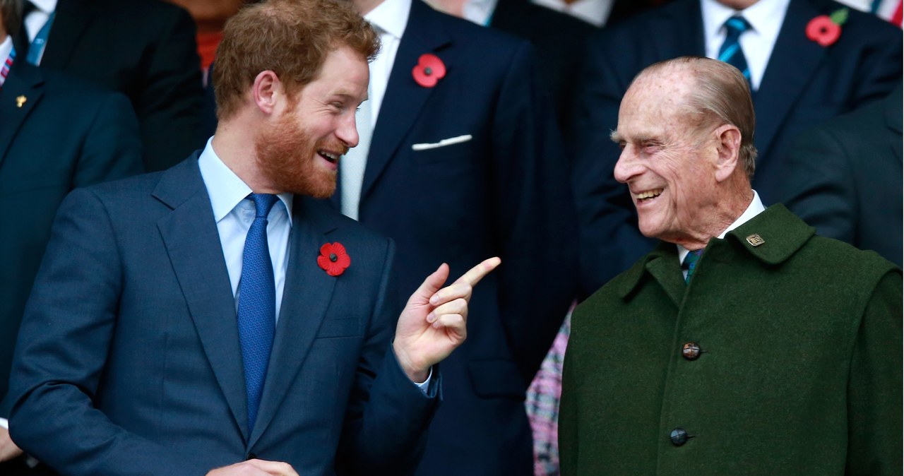 Książę Harry i jego dziadek książę Filip /Phil Walter /Getty Images