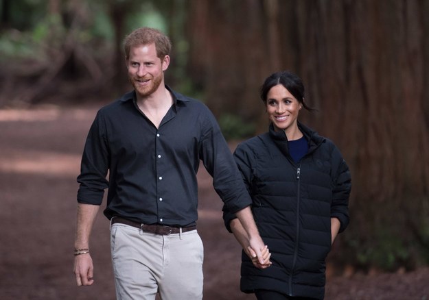 Książę Harry i jego żona Meghan /Royalfoto    /PAP/News Pictures