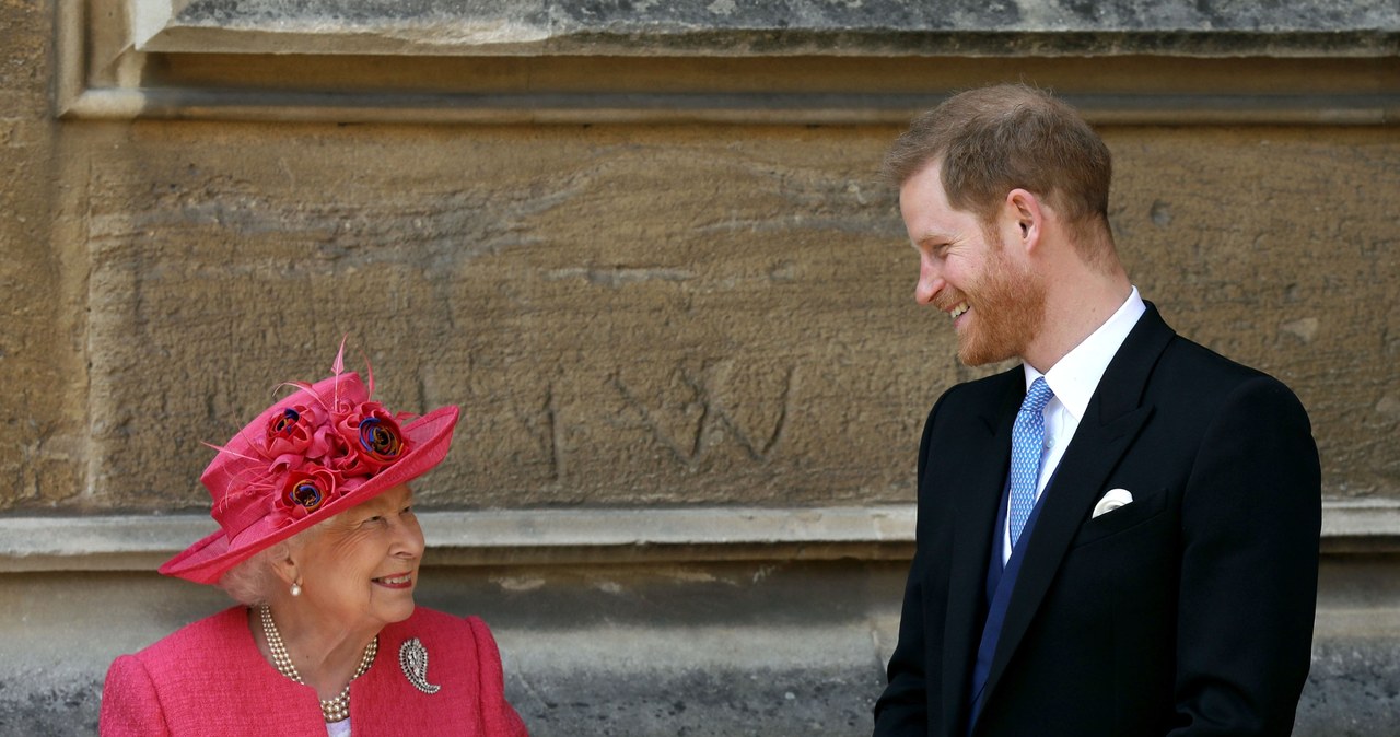 Książę Harry i królowa Elżbieta II /WPA Pool / Pool /Getty Images