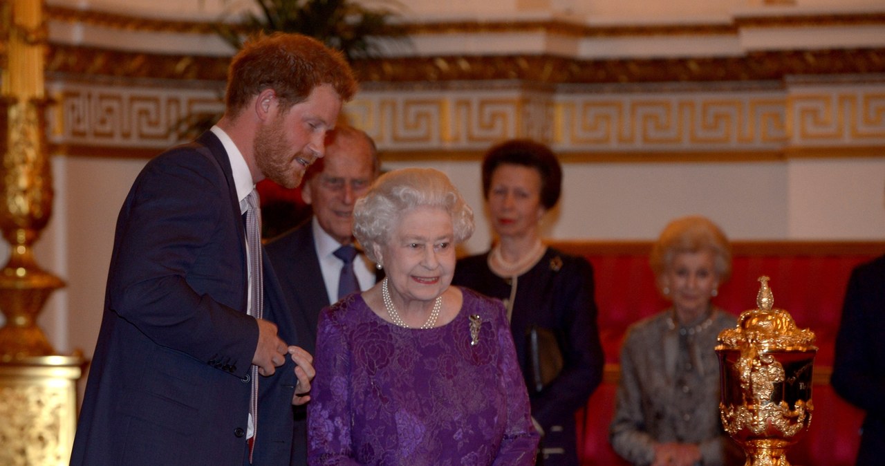 Książę Harry i królowa Elżbieta II /WPA Pool / Pool /Getty Images