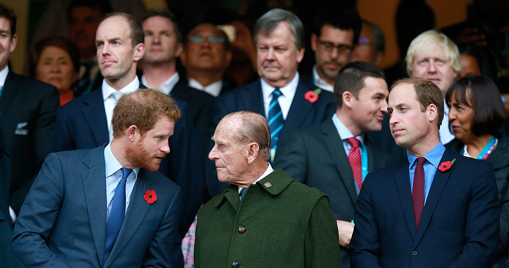 Książę Harry i książę Filip /Phil Walter /Getty Images