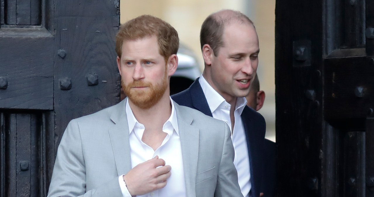 Książę Harry i książę William /AFP