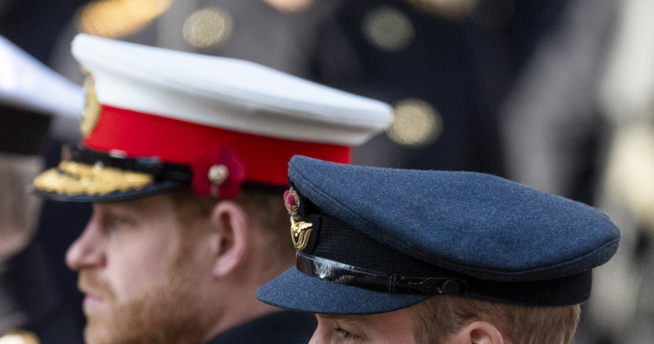 Książę Harry i książę William /Mark Cuthbert /Getty Images