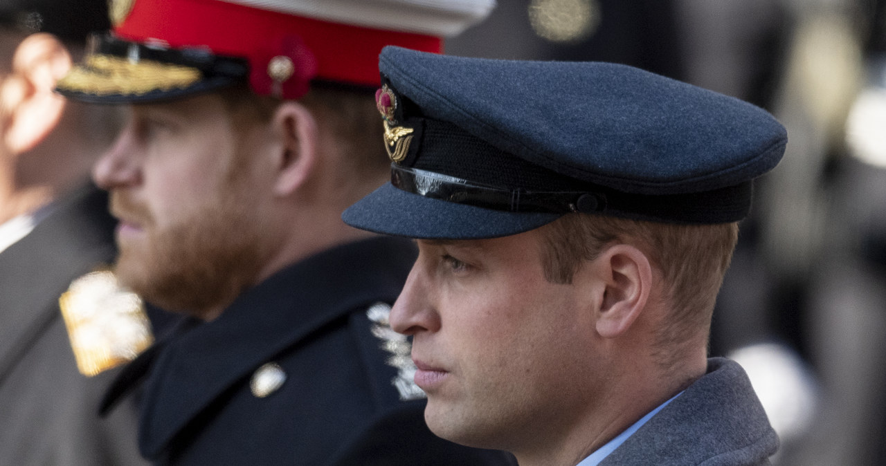 Książę Harry i książę William /Mark Cuthbert /Getty Images