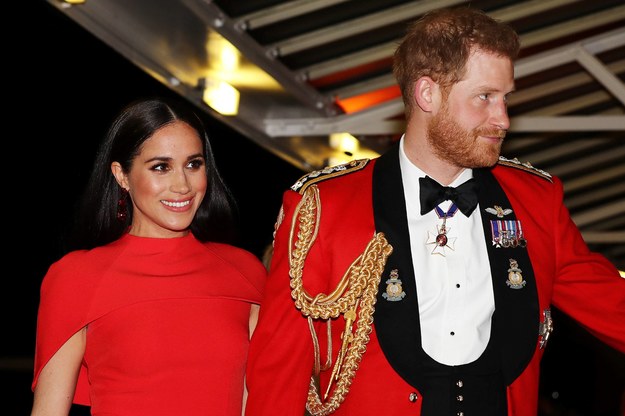 Książę Harry i księżna Meghan jeszcze w roli wysokich rangą członków brytyjskiej rodziny królewskiej, marzec 2020 /Photoshot    /PAP