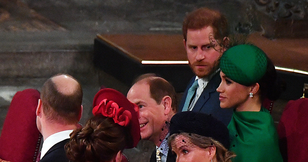 Książę Harry i Meghan Markle z Hrabiną Zofią, księciem Edwardem i księciem Williamem oraz księżną Kate /WPA Pool /Getty Images