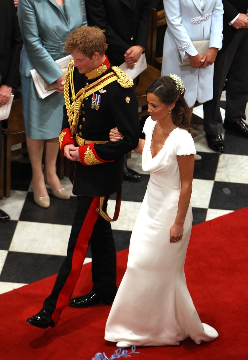 Książę Harry i Pippa Middleton na ślubie Kate i Williama /Getty Images