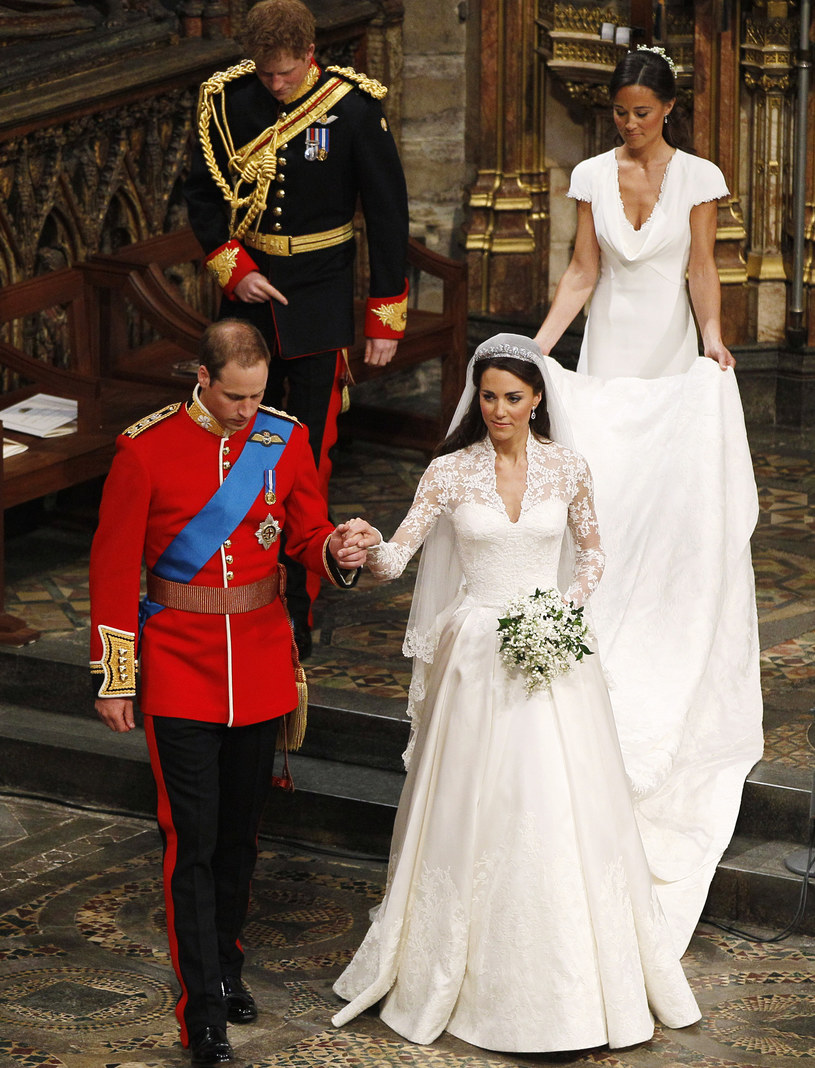 Książę Harry i Pippa na ślubie Kate i Williama /Getty Images