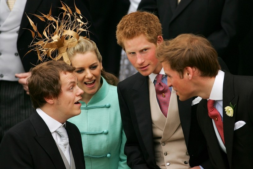 Książę Harry i William z dziećmi królowej Camilli /Julian Herbert / Staff /Getty Images