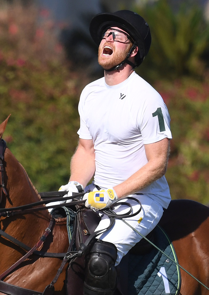 Książę Harry kocha grę w polo /MEGA/GC Images /Getty Images