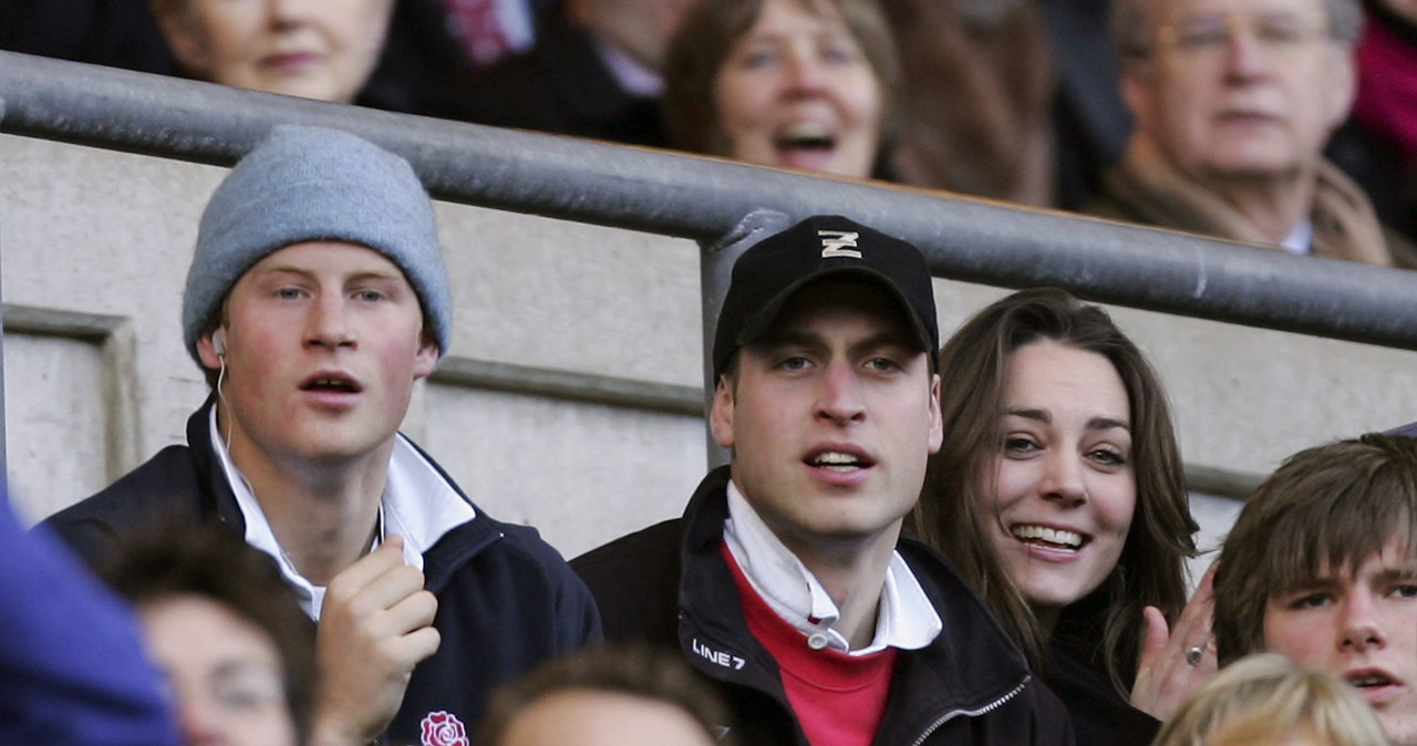 Książę Harry, książę William i Kate Middleton w 2007 roku / Richard Heathcote / Staff /Getty Images