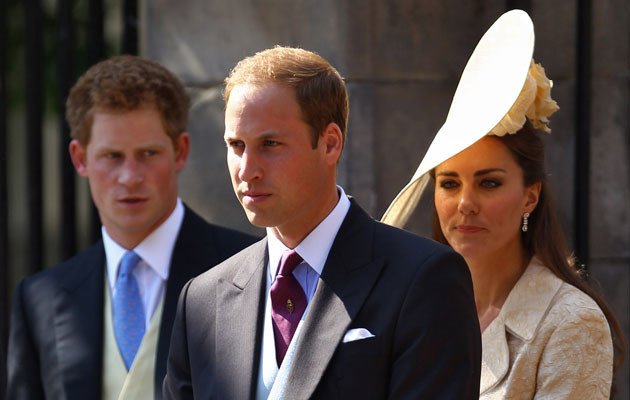 Książę Harry, książę William i księżna Kate /Jeff J Mitchell /Getty Images