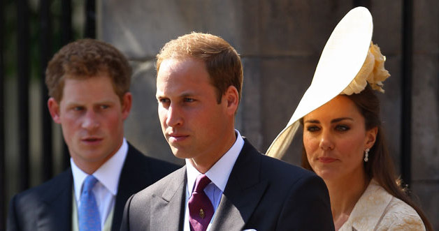 Książę Harry, książę William i księżna Kate /Jeff J Mitchell /Getty Images