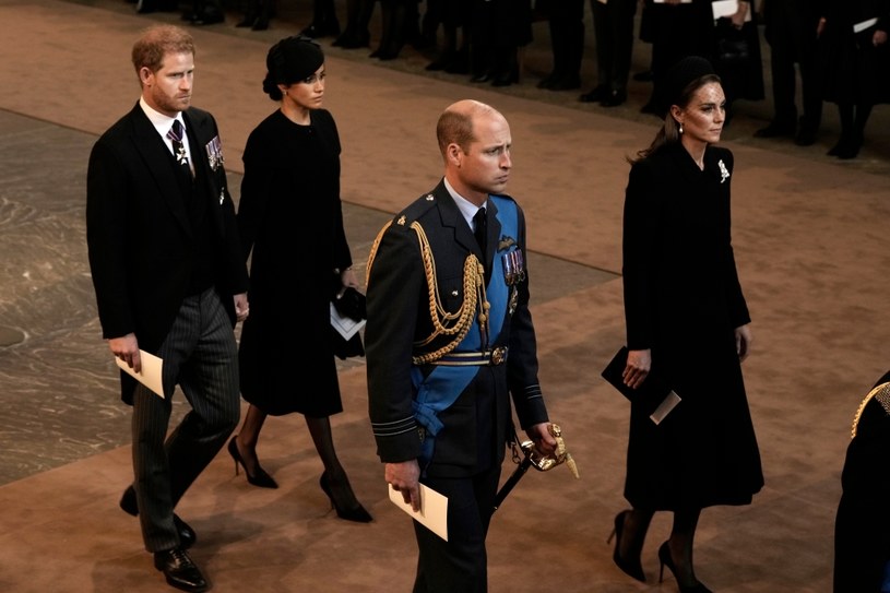 Książę Harry, księżna Meghan, książę William i księżna Kate /Getty Images