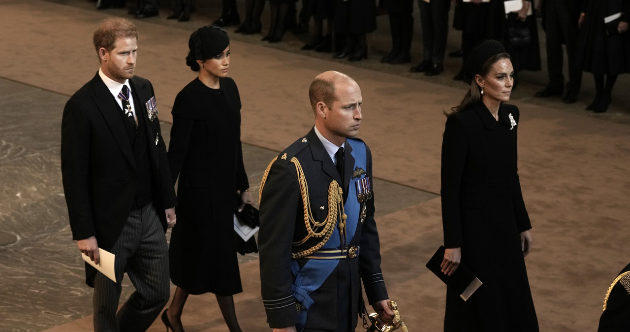 Książę Harry, księżna Meghan, książę William i księżna Kate /Getty Images