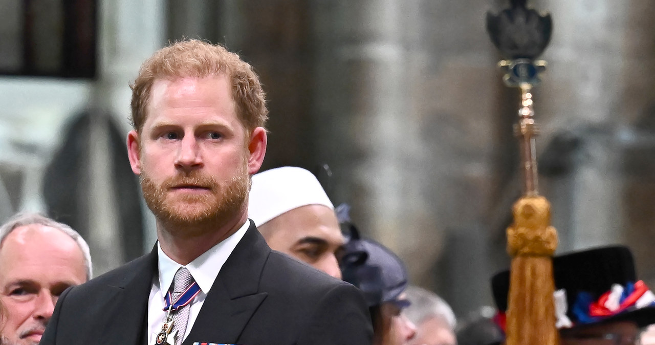 Książę Harry na koronacji króla Karola III /Getty Images