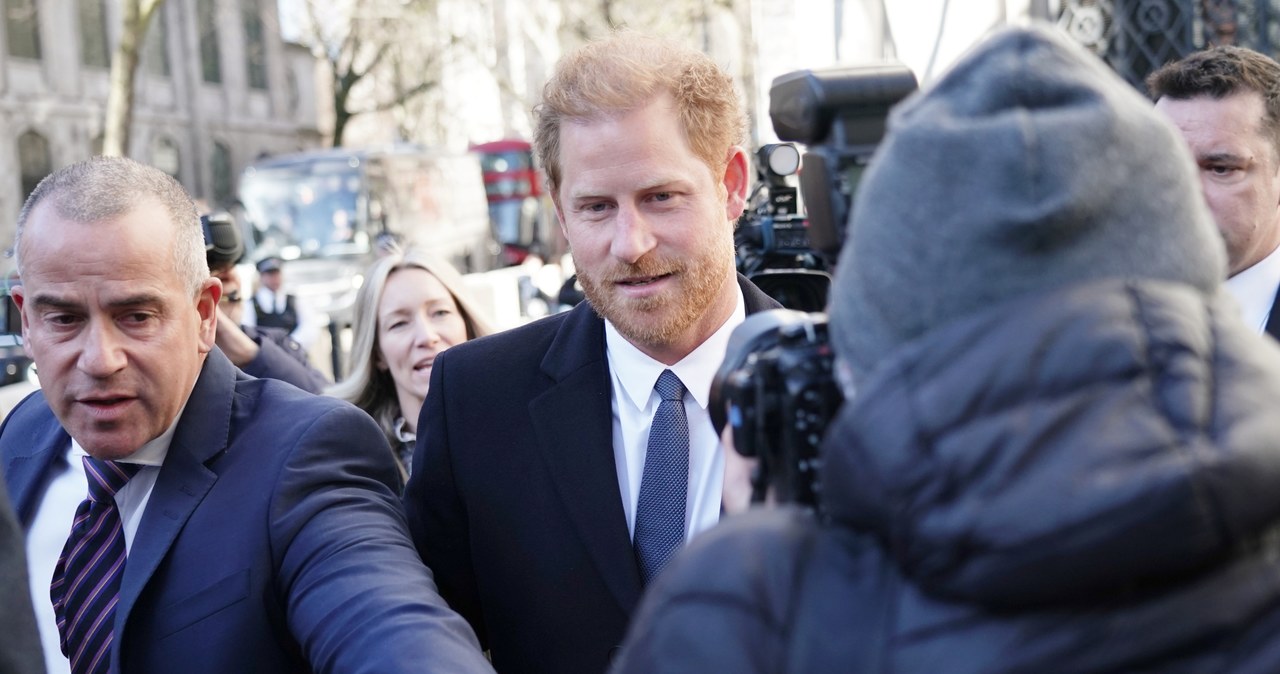 Książę Harry przed londyńskim sądem / Jordan Pettitt/PA Images  /Getty Images